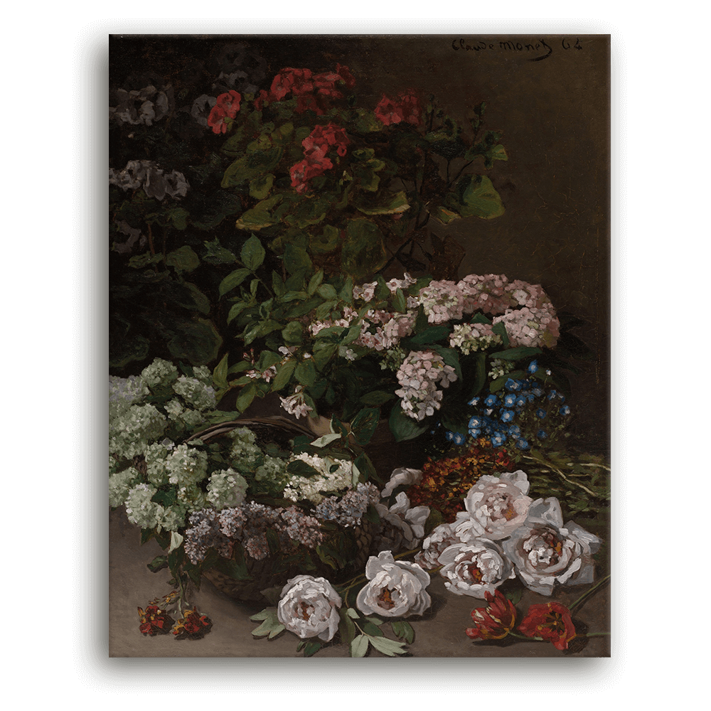 Leinwandbild - Claude Monet - Spring Flowers