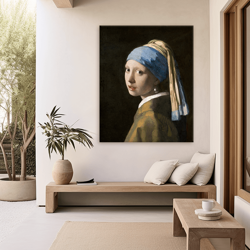 Leinwandbild - Johannes Vermeer - Das Mädchen mit dem Perlenohrring