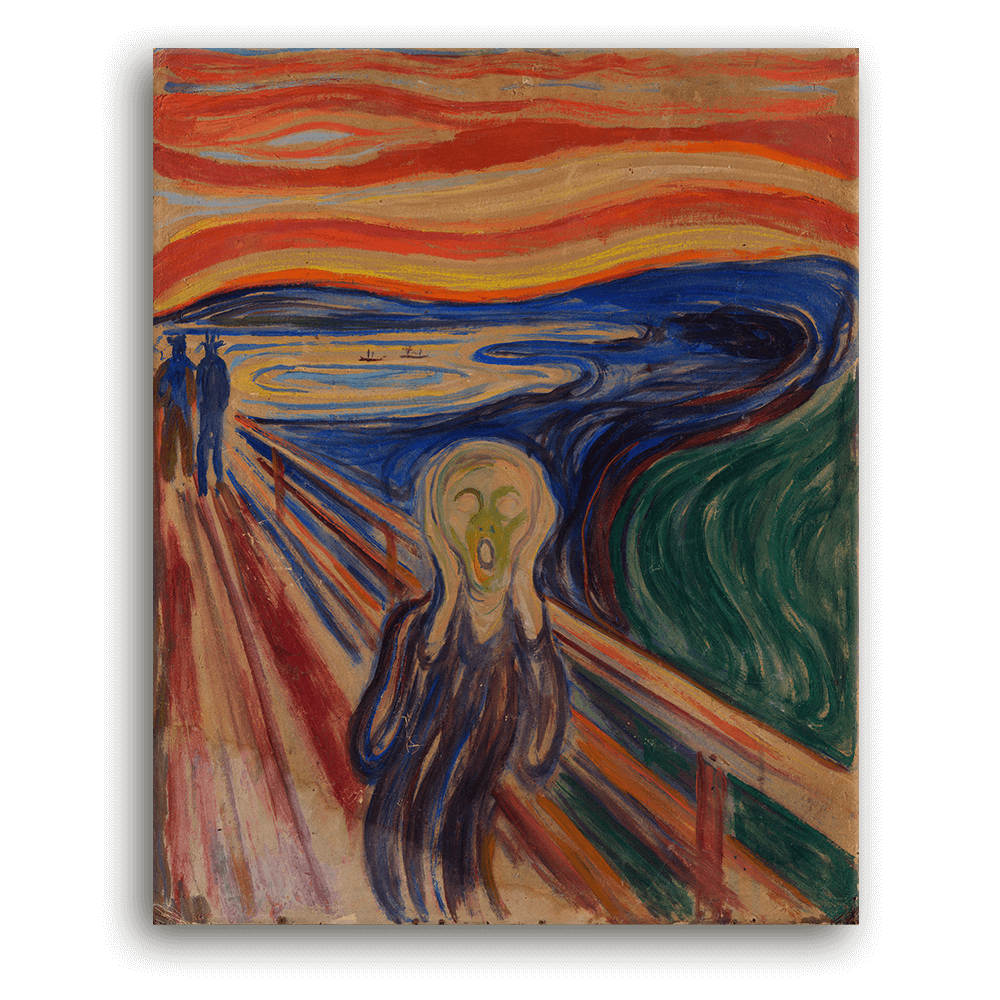 Leinwandbild - Edvard Munch - Der Schrei