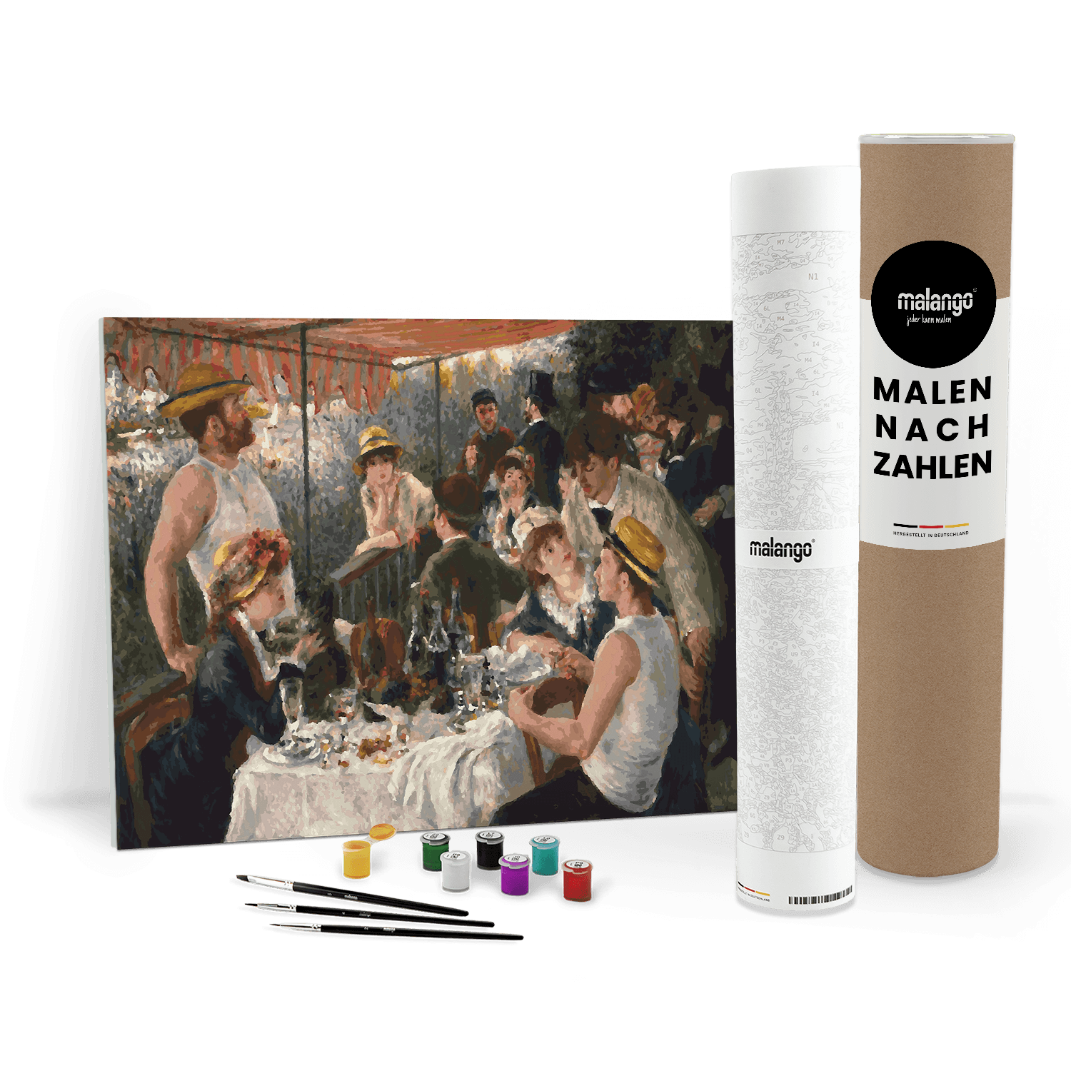 Malen nach Zahlen - Das Frühstück der Ruderer - Pierre-Auguste Renoir