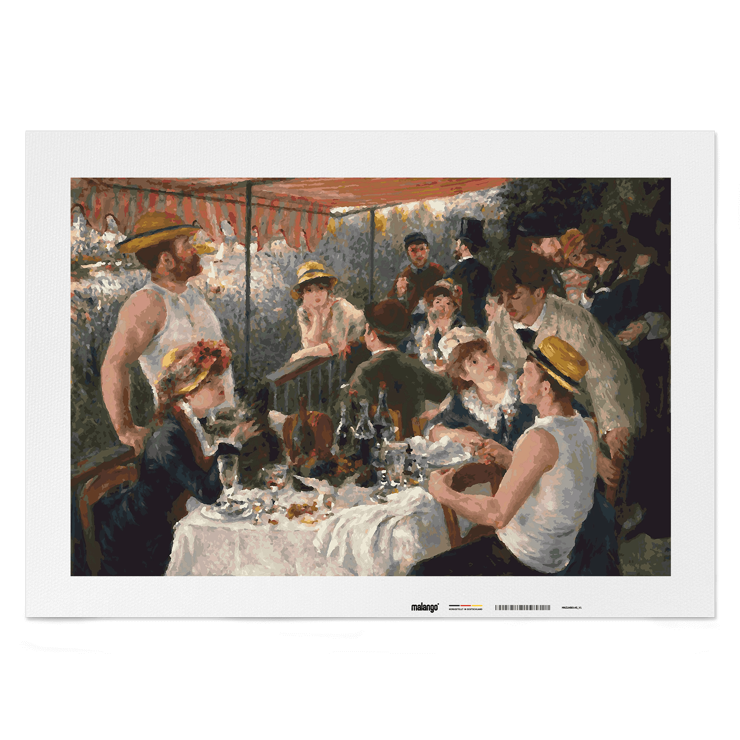 Malen nach Zahlen - Pierre-Auguste Renoir - Das Frühstück der Ruderer