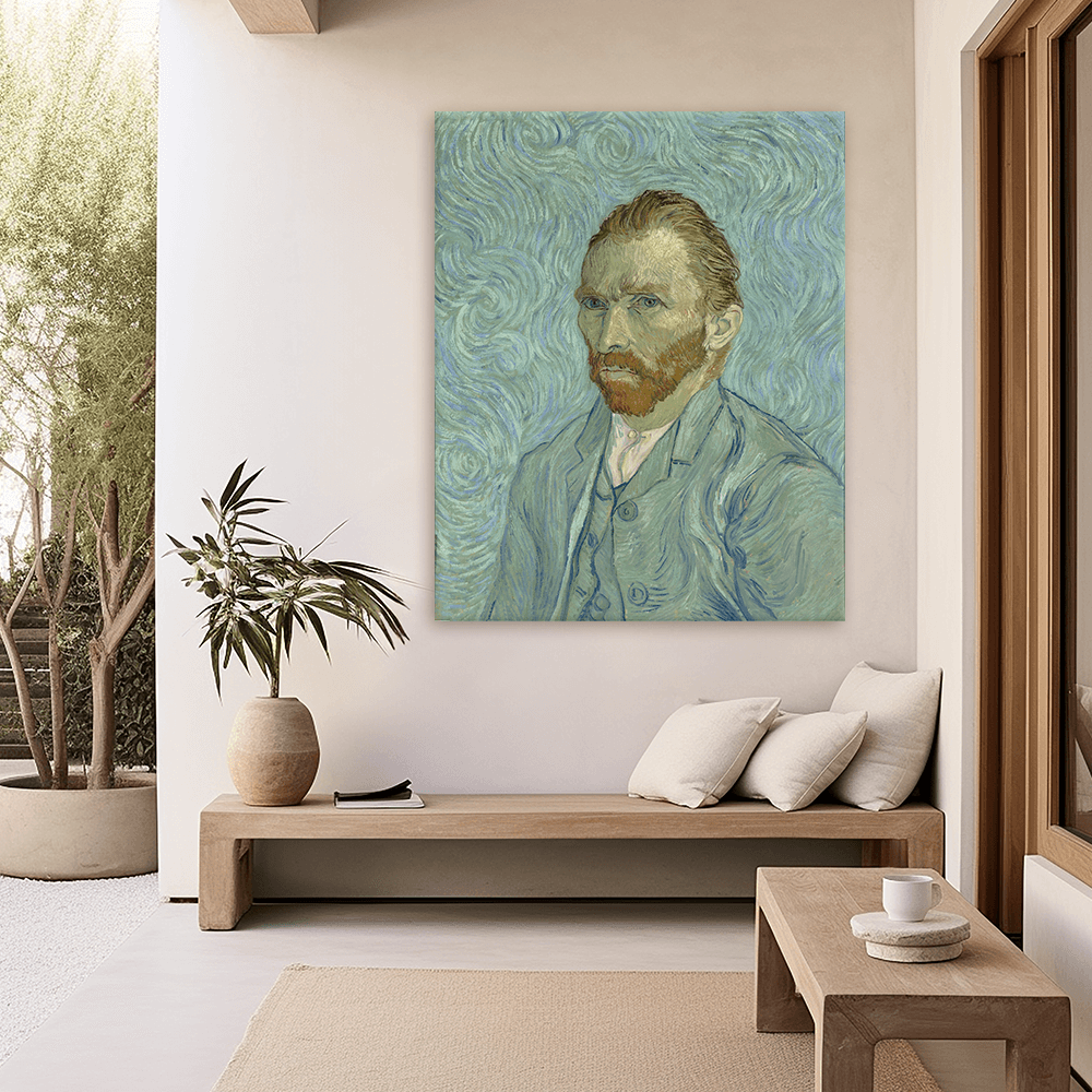 Leinwandbild - Vincent van Gogh - Selbstprotrait