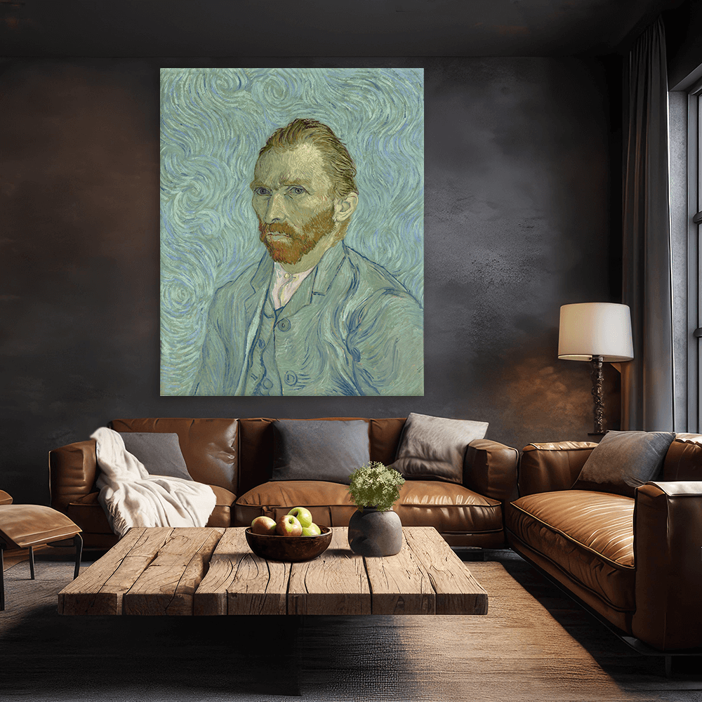 Leinwandbild - Vincent van Gogh - Selbstprotrait