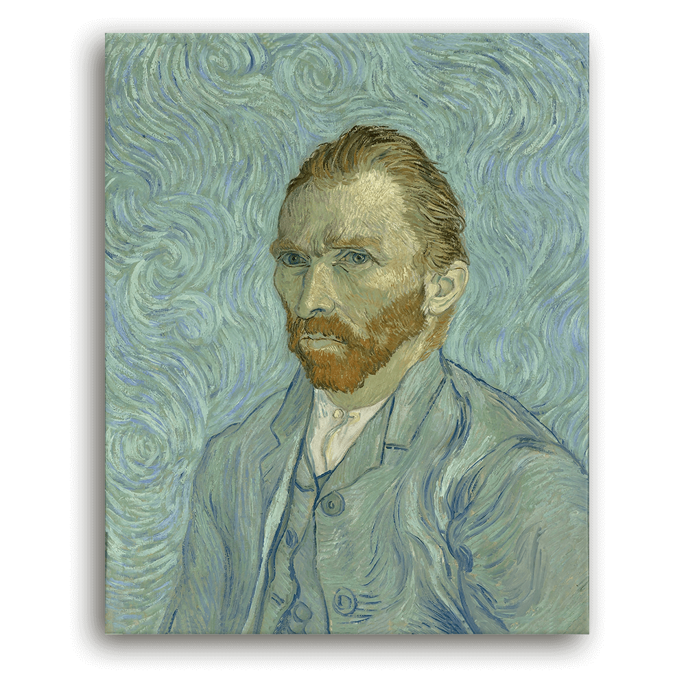 Leinwandbild - Vincent van Gogh - Selbstprotrait