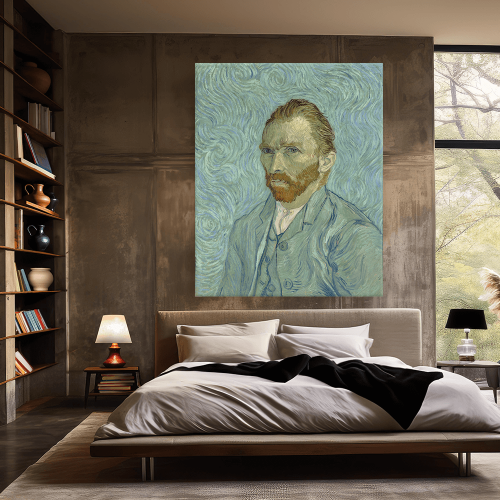 Leinwandbild - Vincent van Gogh - Selbstprotrait