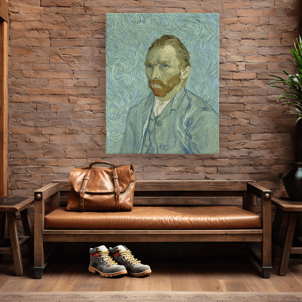 Leinwandbild - Vincent van Gogh - Selbstprotrait