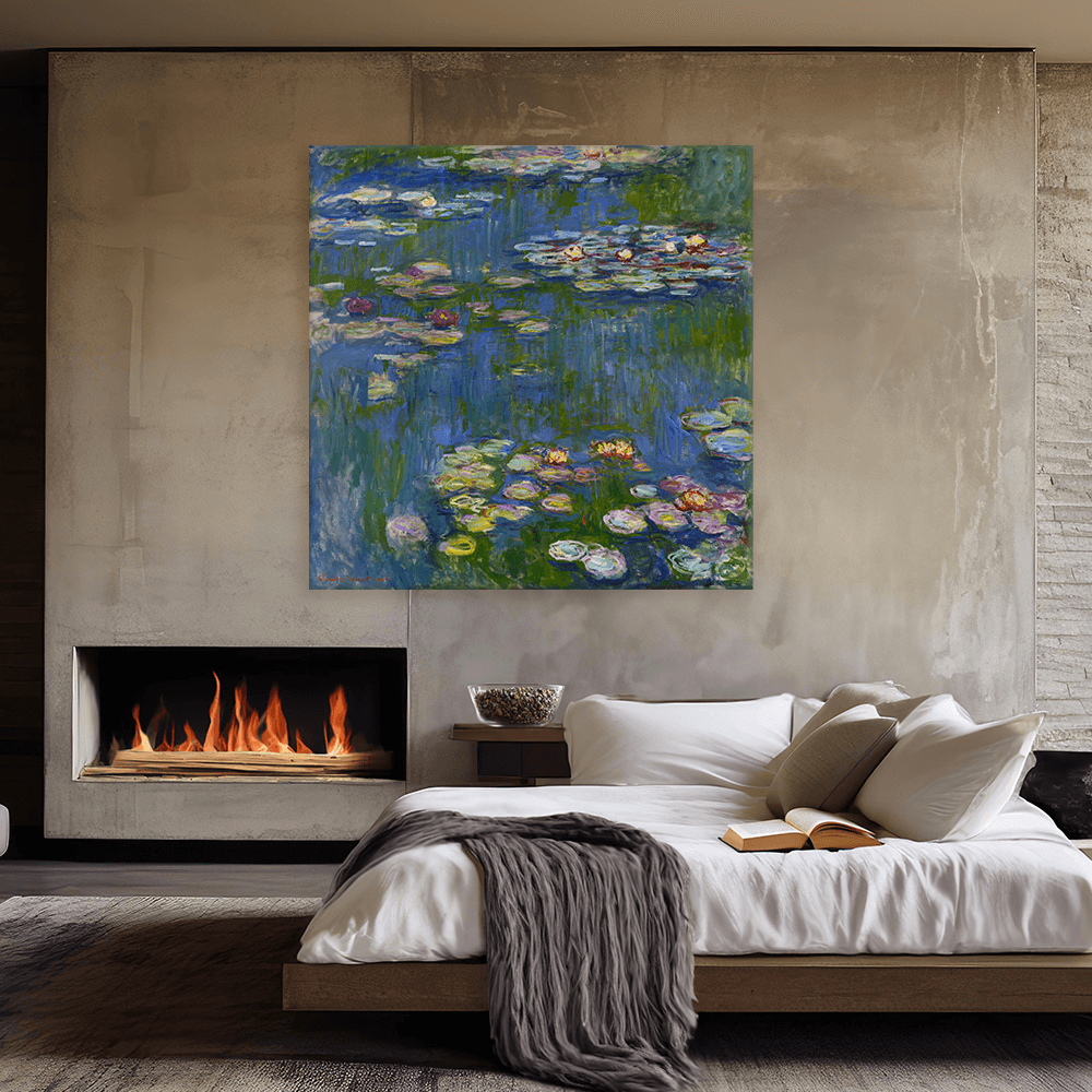 Leinwandbild - Claude Monet - Seerosen - Water Lilies 1916