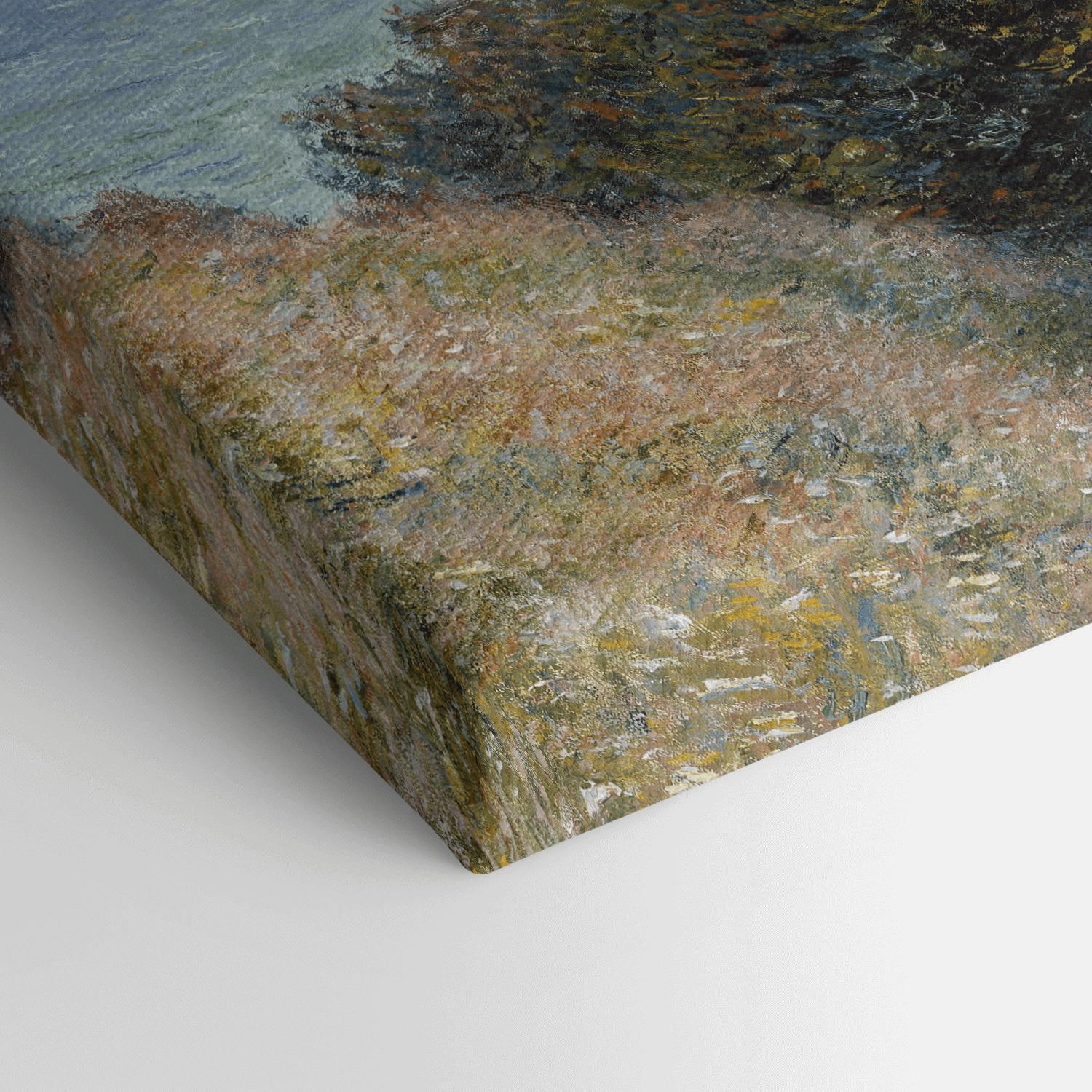 Leinwandbild - Claude Monet - Straße in La Cavée, Pourville