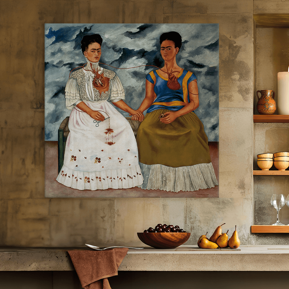 Leinwandbild - Frida Kahlo - The Two Fridas