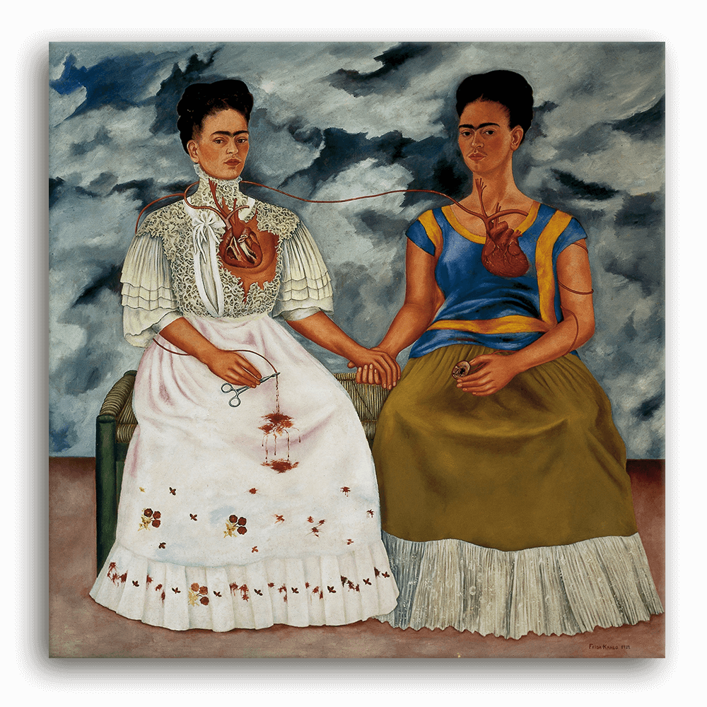 Leinwandbild - Frida Kahlo - The Two Fridas