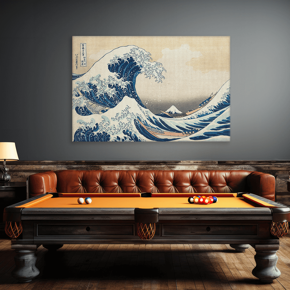 Leinwandbild - Katsushika Hokusai - Great Wave - Die große Welle vor Kanagawa