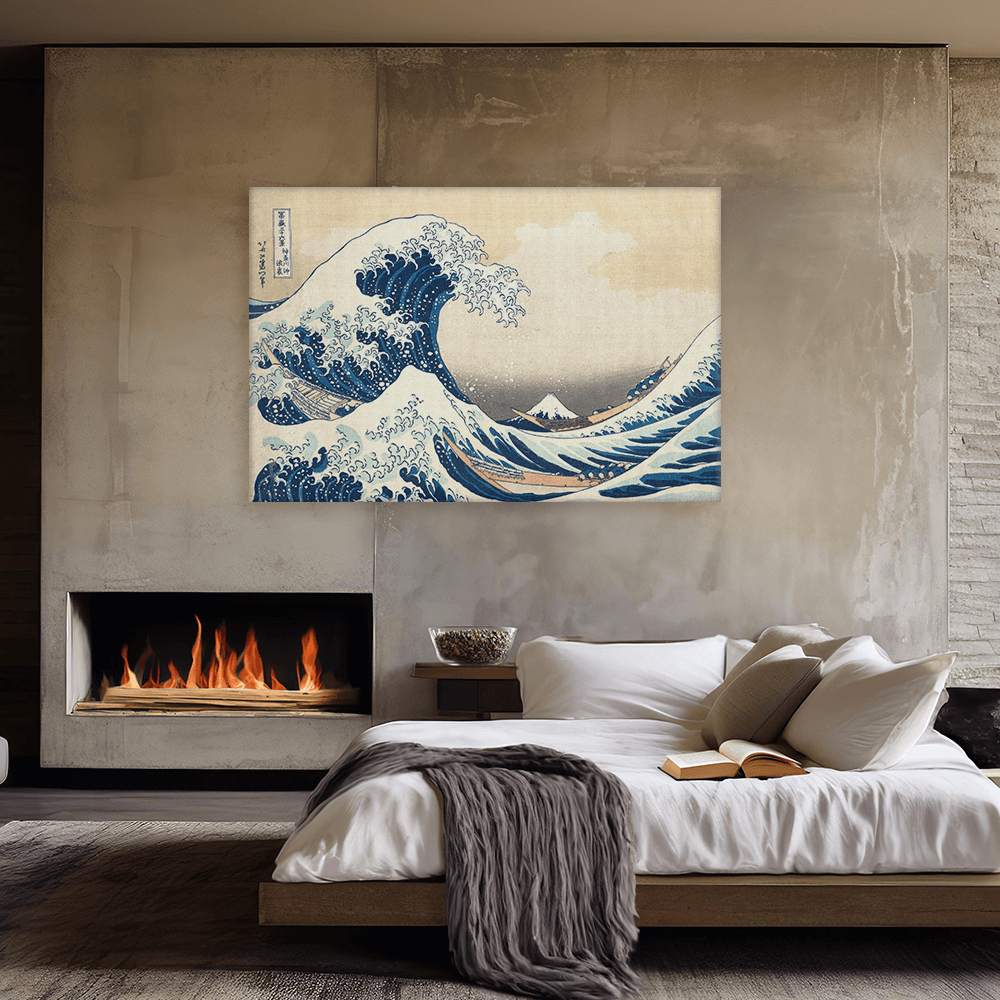 Leinwandbild - Katsushika Hokusai - Great Wave - Die große Welle vor Kanagawa