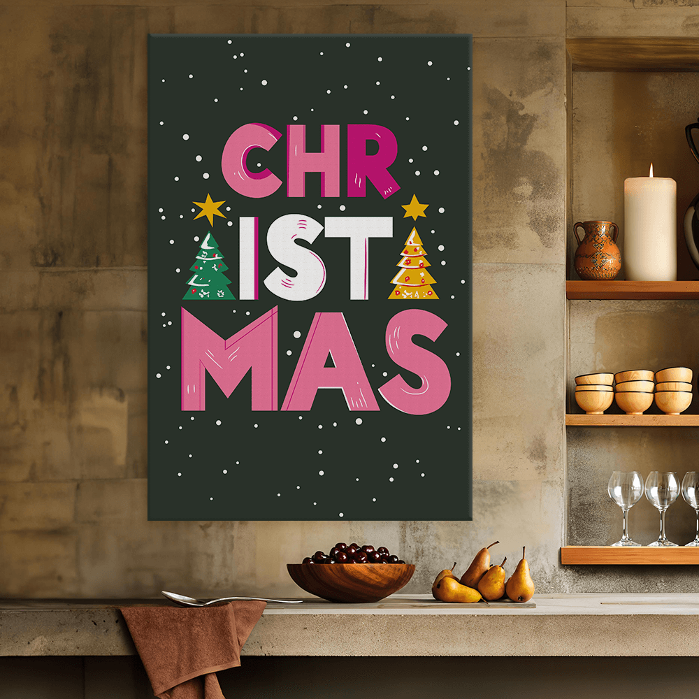 Leinwandbild - Merry Christmas