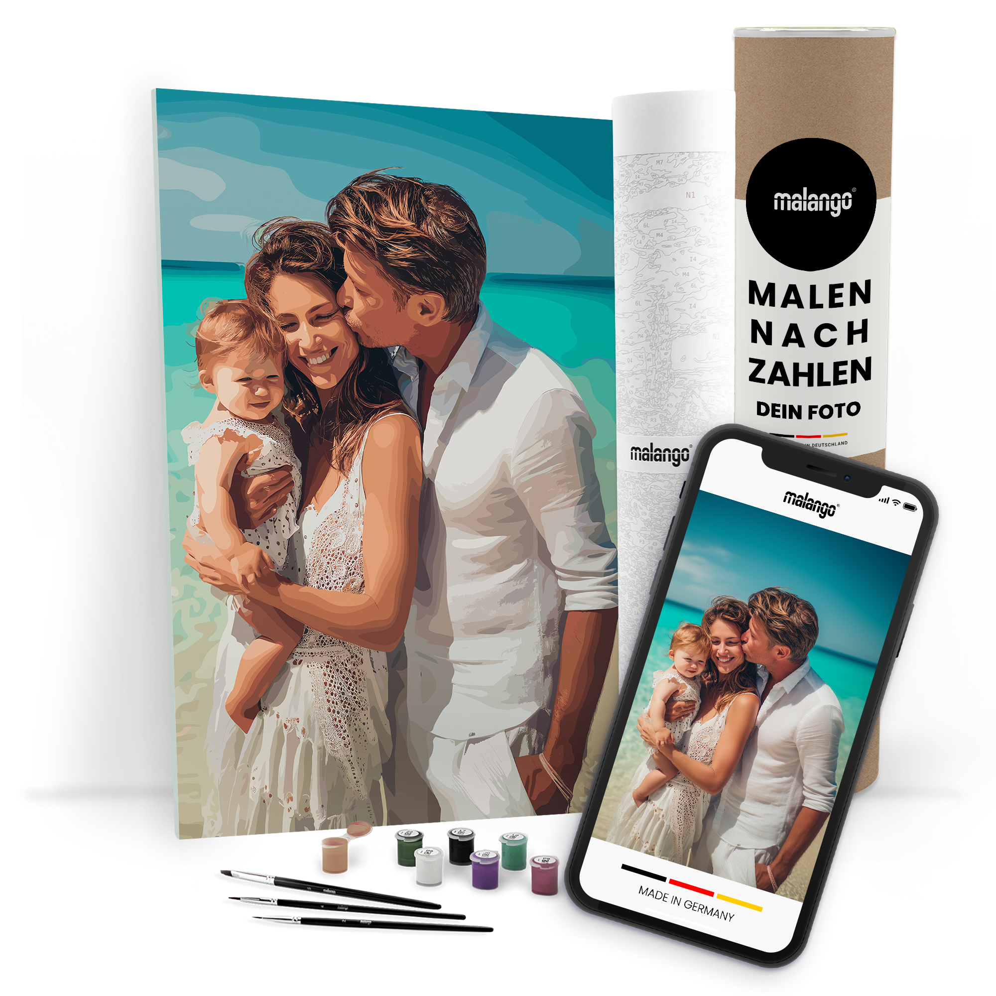 Malen nach Zahlen - eigenes Foto