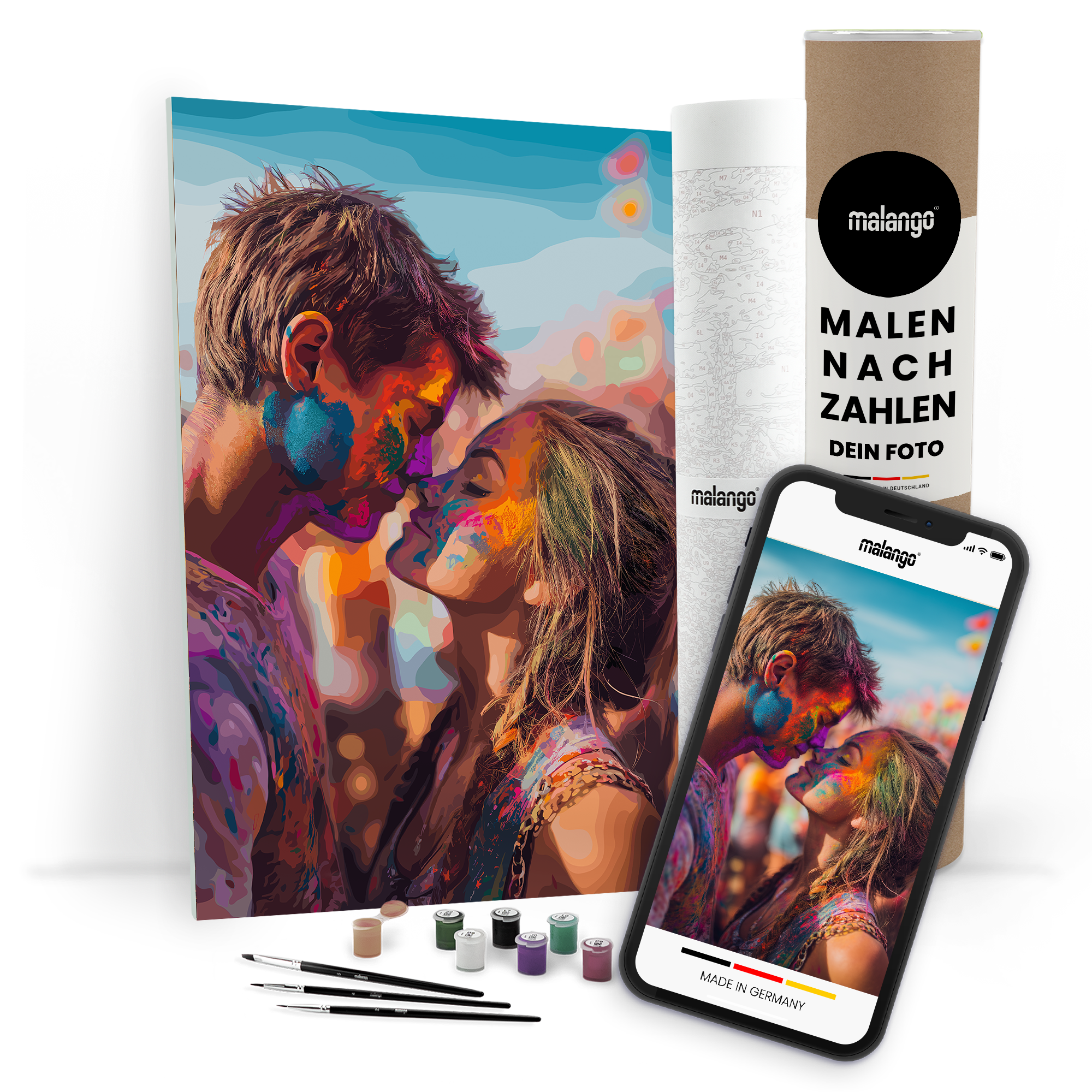 Malen nach Zahlen - eigenes Foto