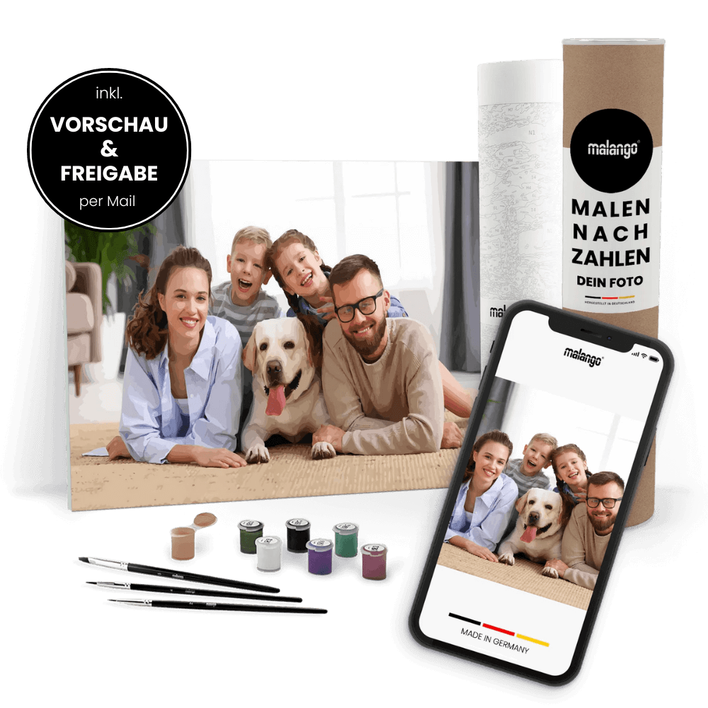 Malen nach Zahlen - eigenes Foto