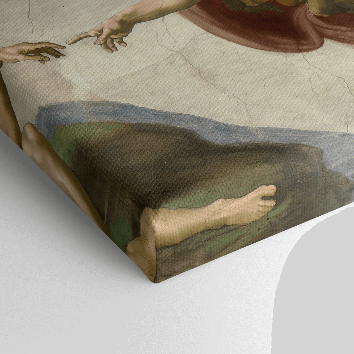 Leinwandbild - Michelangelo Buonarroti - Die Erschaffung Adams