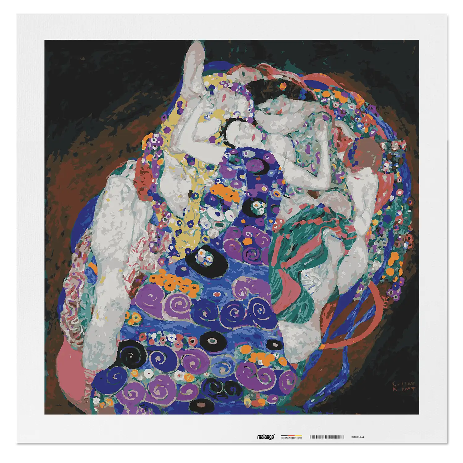 Malen nach Zahlen - Die Jungfrau - Gustav Klimt