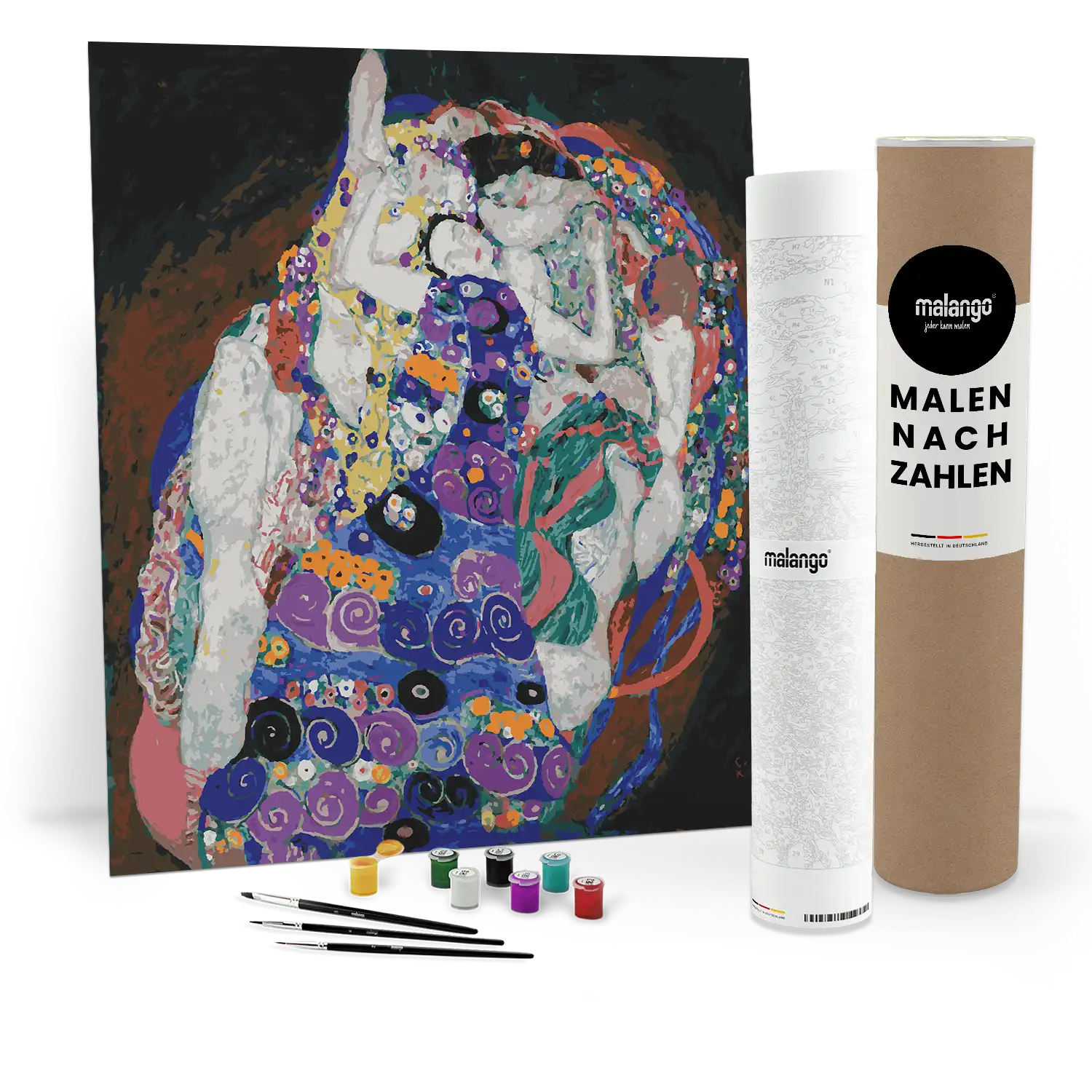 Malen nach Zahlen - Die Jungfrau - Gustav Klimt