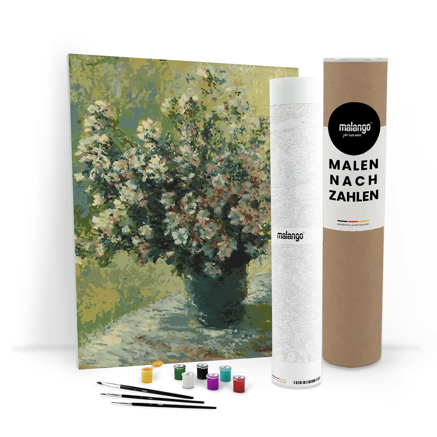 Malen nach Zahlen - Glaude Monet - Vase of Peonies