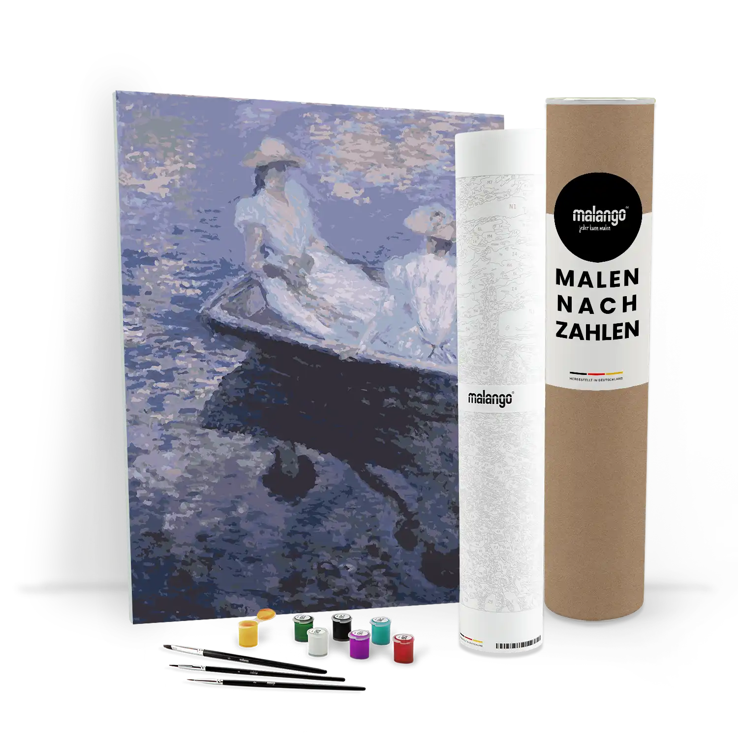 Malen nach Zahlen - Claude Monet - The Blue Row Boat