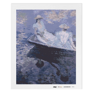 Malen nach Zahlen - The Blue Row Boat - Claude Monet