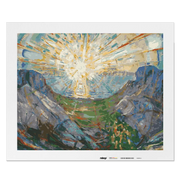 Malen nach Zahlen - Die Sonne 1913 - Edvard Munch
