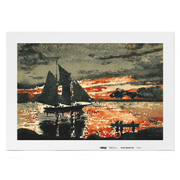 Malen nach Zahlen - Sunset Fires - Winslow Homer