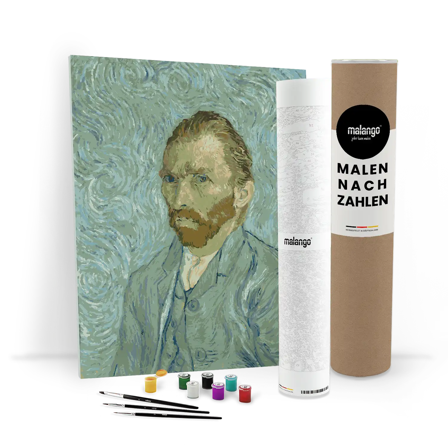 Malen nach Zahlen - Vincent van Gogh - Selbstprotrait