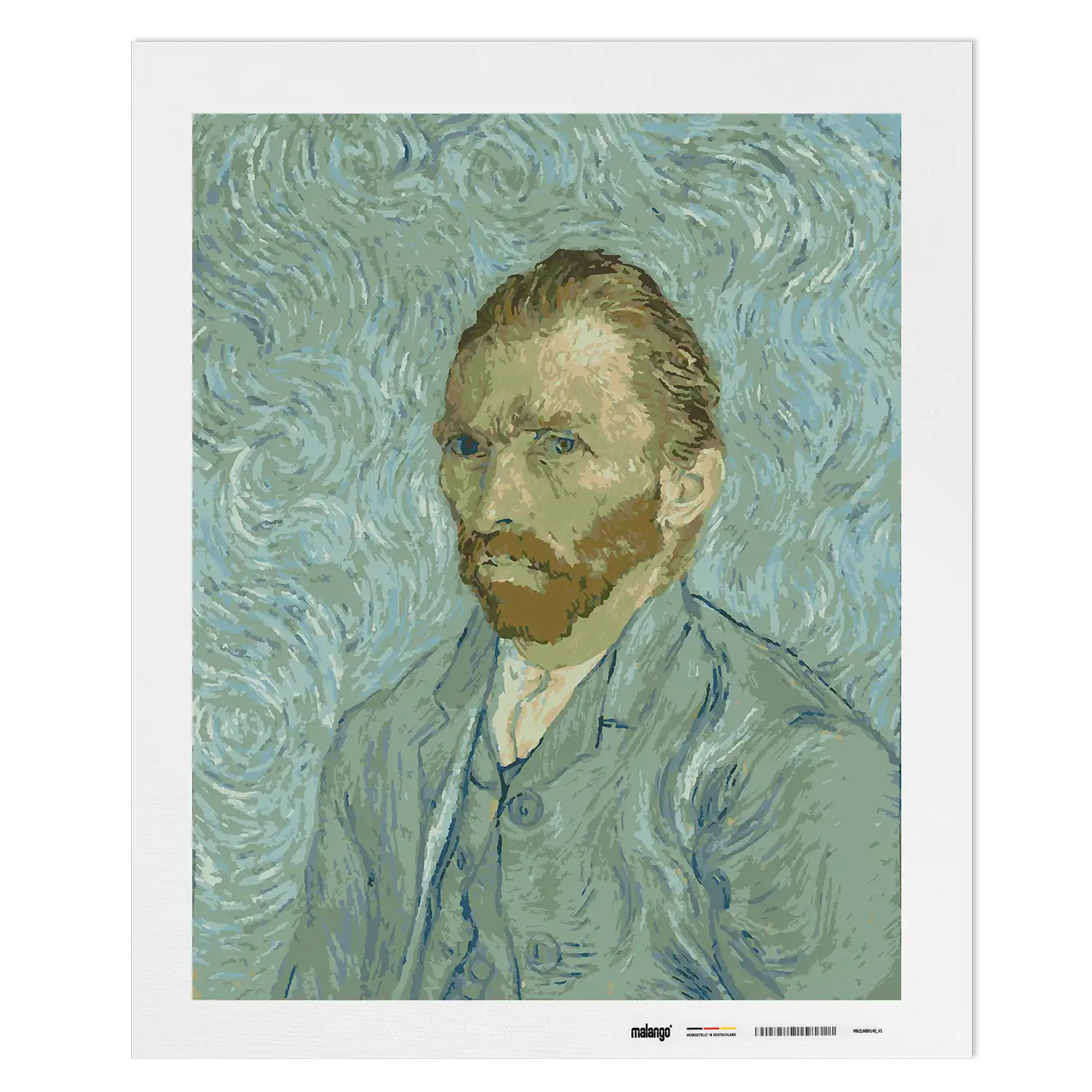 Malen nach Zahlen - Selbstprotrait - Vincent van Gogh