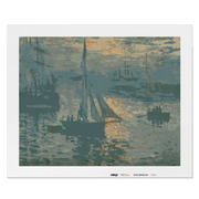 Malen nach Zahlen - Sonnenaufgang - Sunrise (Marine) - Claude Monet