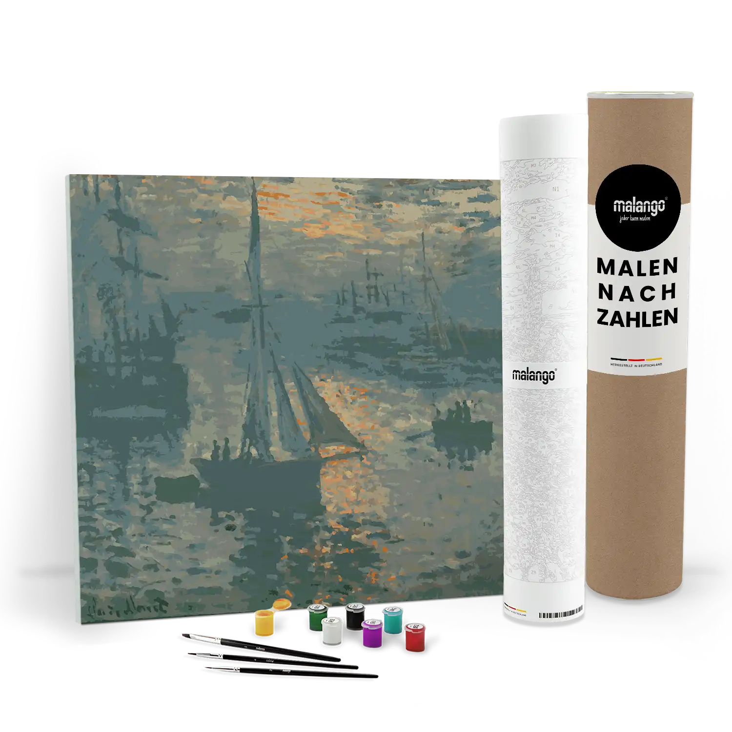 Malen nach Zahlen - Sonnenaufgang - Sunrise (Marine) - Claude Monet