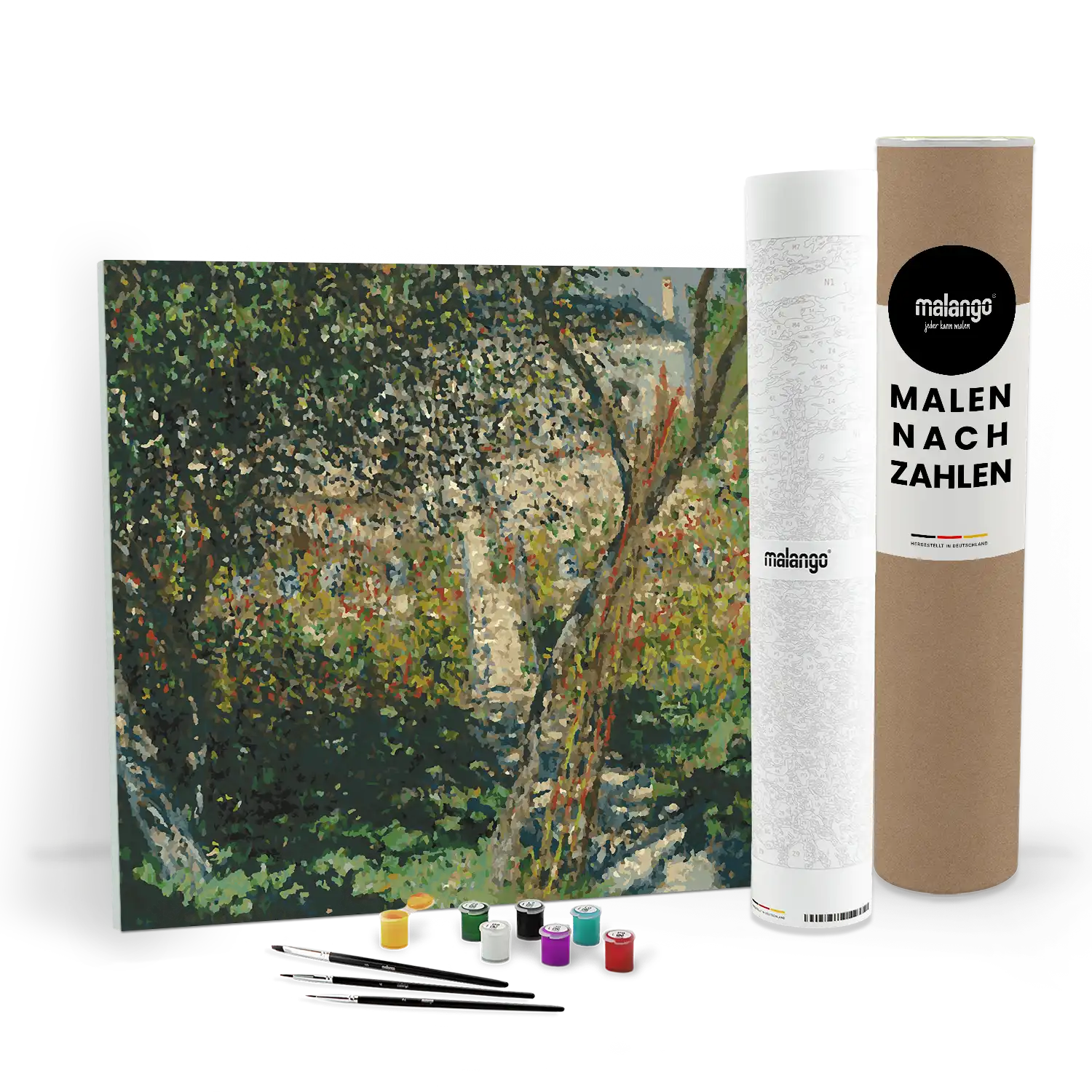 Malen nach Zahlen - Der Garten von Vétheuil, 1881 - Claude Monet