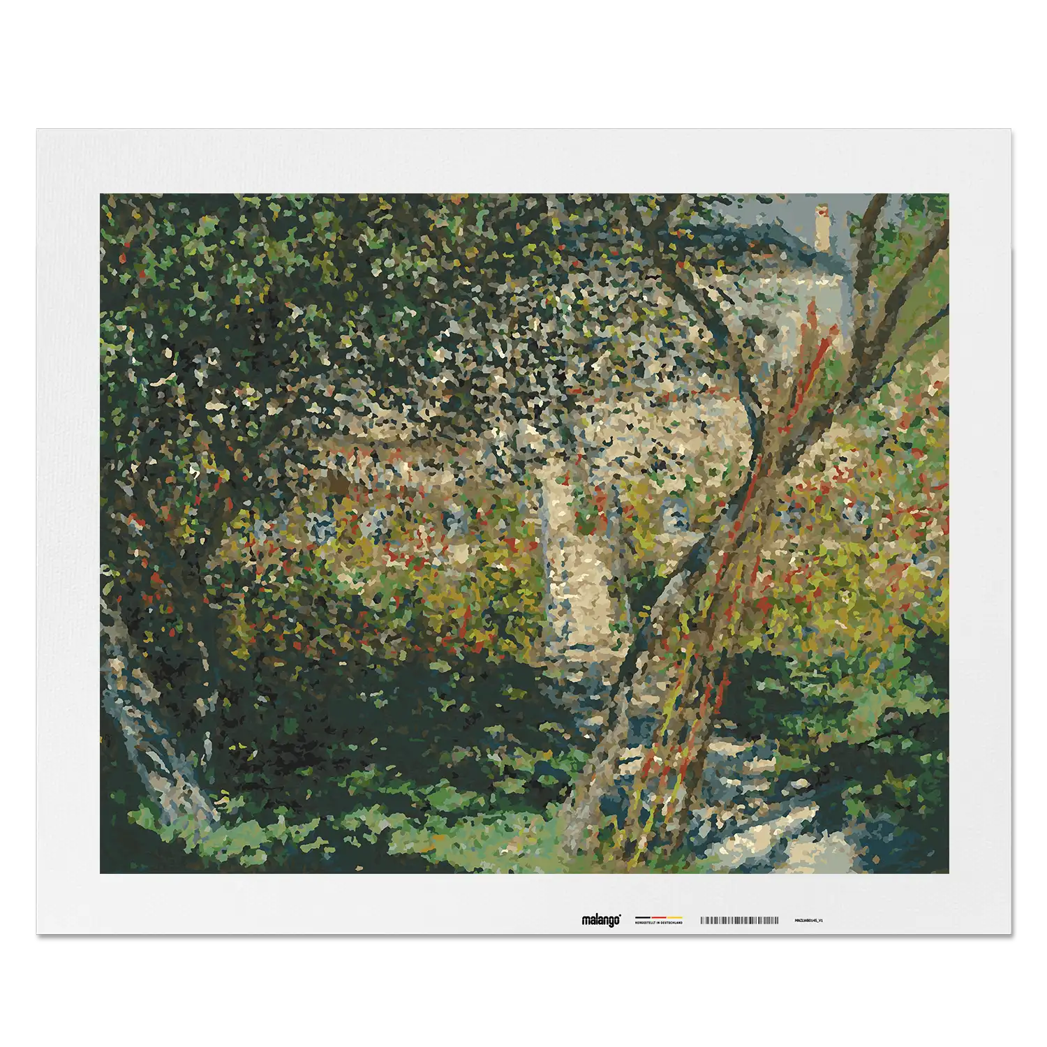 Malen nach Zahlen - Claude Monet - Der Garten von Vétheuil, 1881