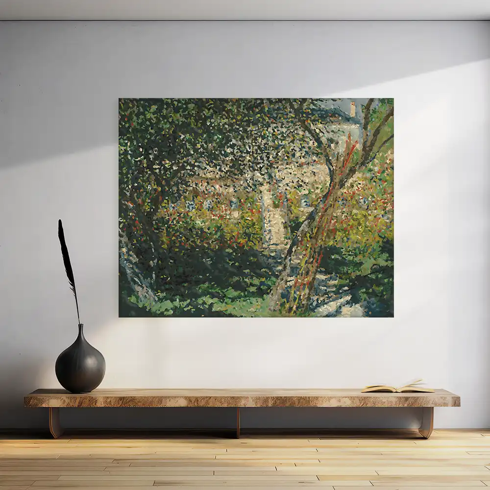 Malen nach Zahlen - Der Garten von Vétheuil, 1881 - Claude Monet