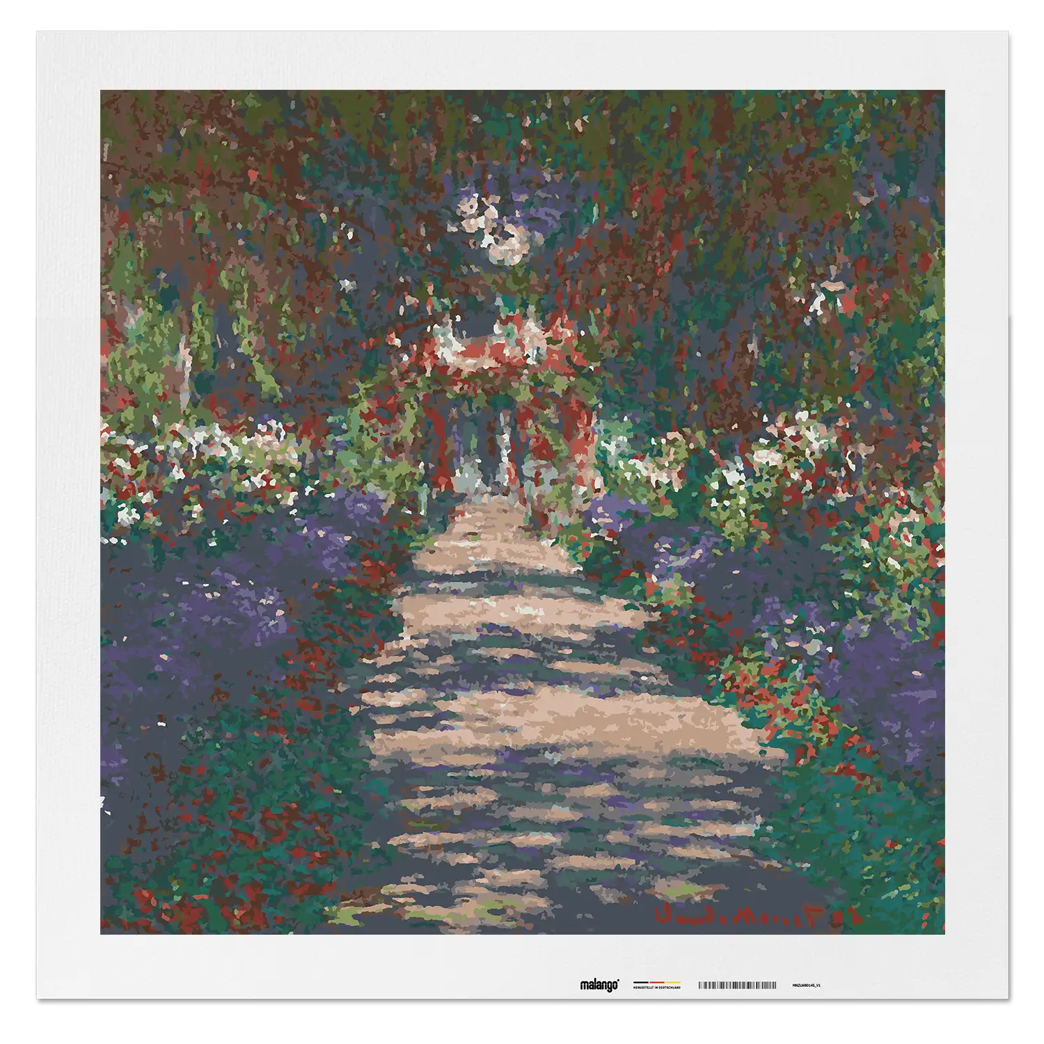 Malen nach Zahlen - Ein Weg in Monets Garten, Giverny, 1902 - Claude Monet