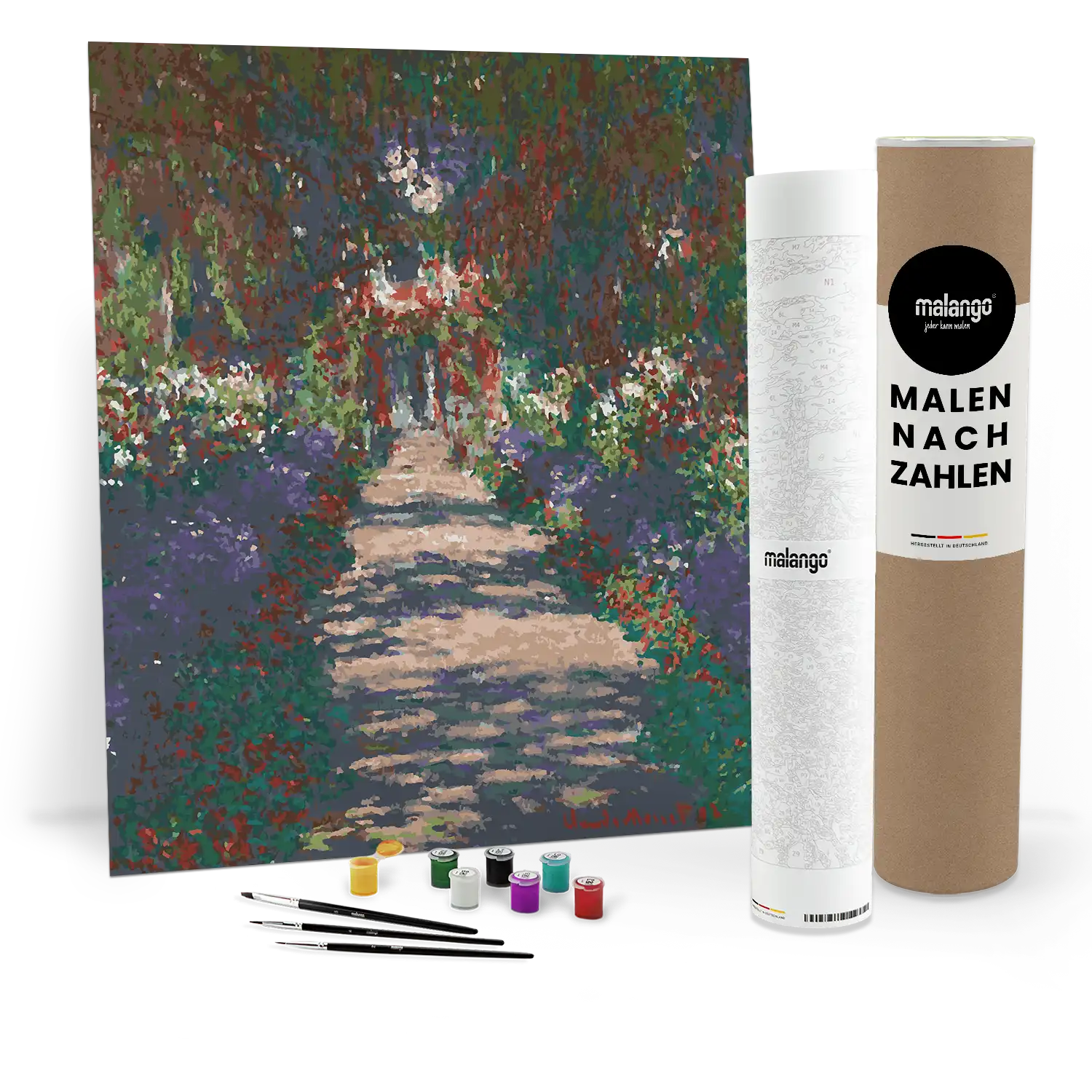 Malen nach Zahlen - Ein Weg in Monets Garten, Giverny, 1902 - Claude Monet