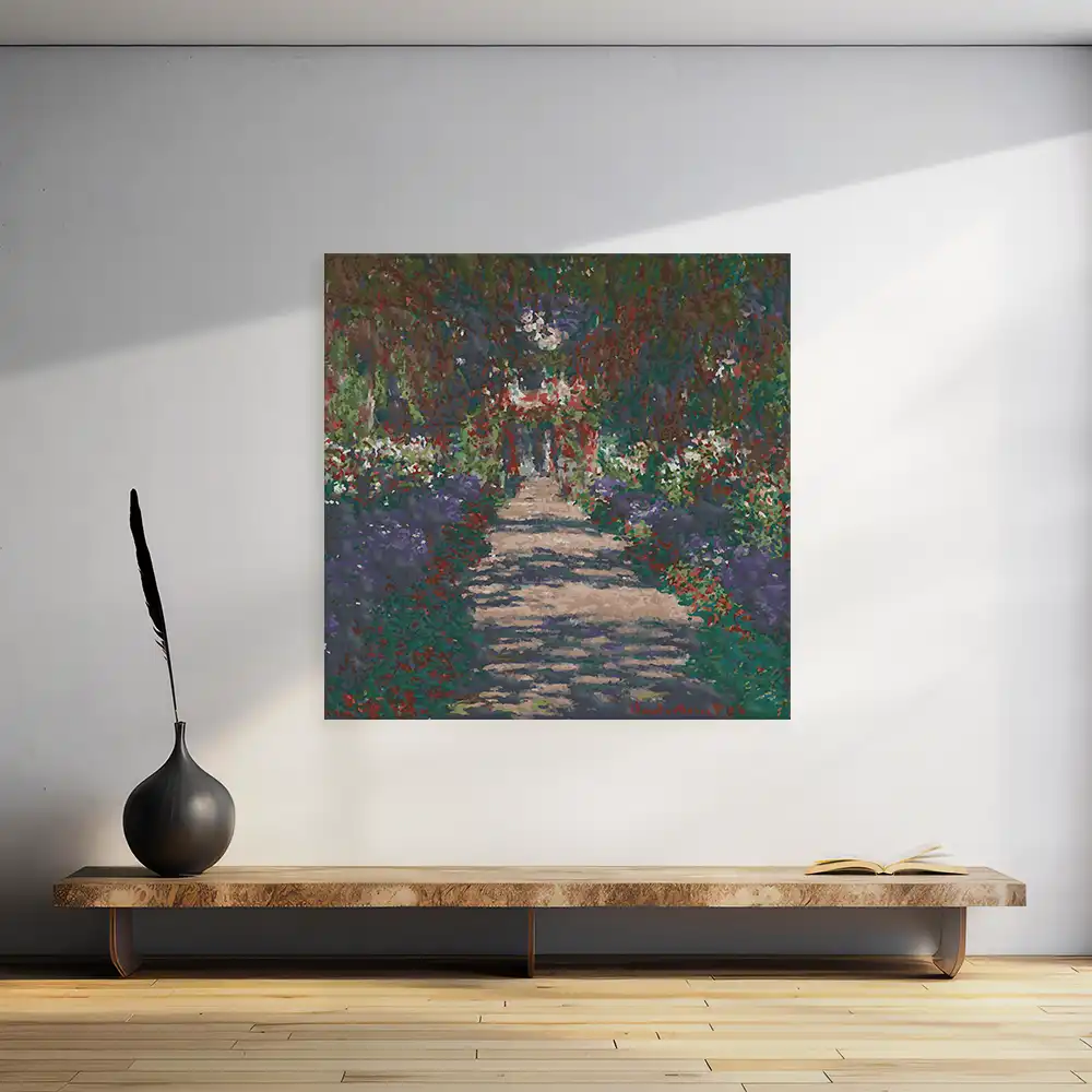 Malen nach Zahlen - Ein Weg in Monets Garten, Giverny, 1902 - Claude Monet