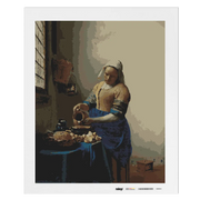 Malen nach Zahlen - Die Milchmagt - Johannes Vermeer