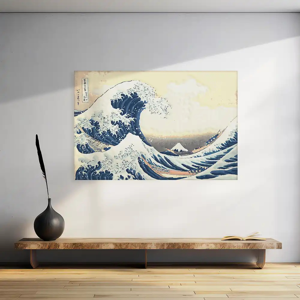 Malen nach Zahlen- Great Wave - Die große Welle vor Kanagawa - Katsushika Hokusai