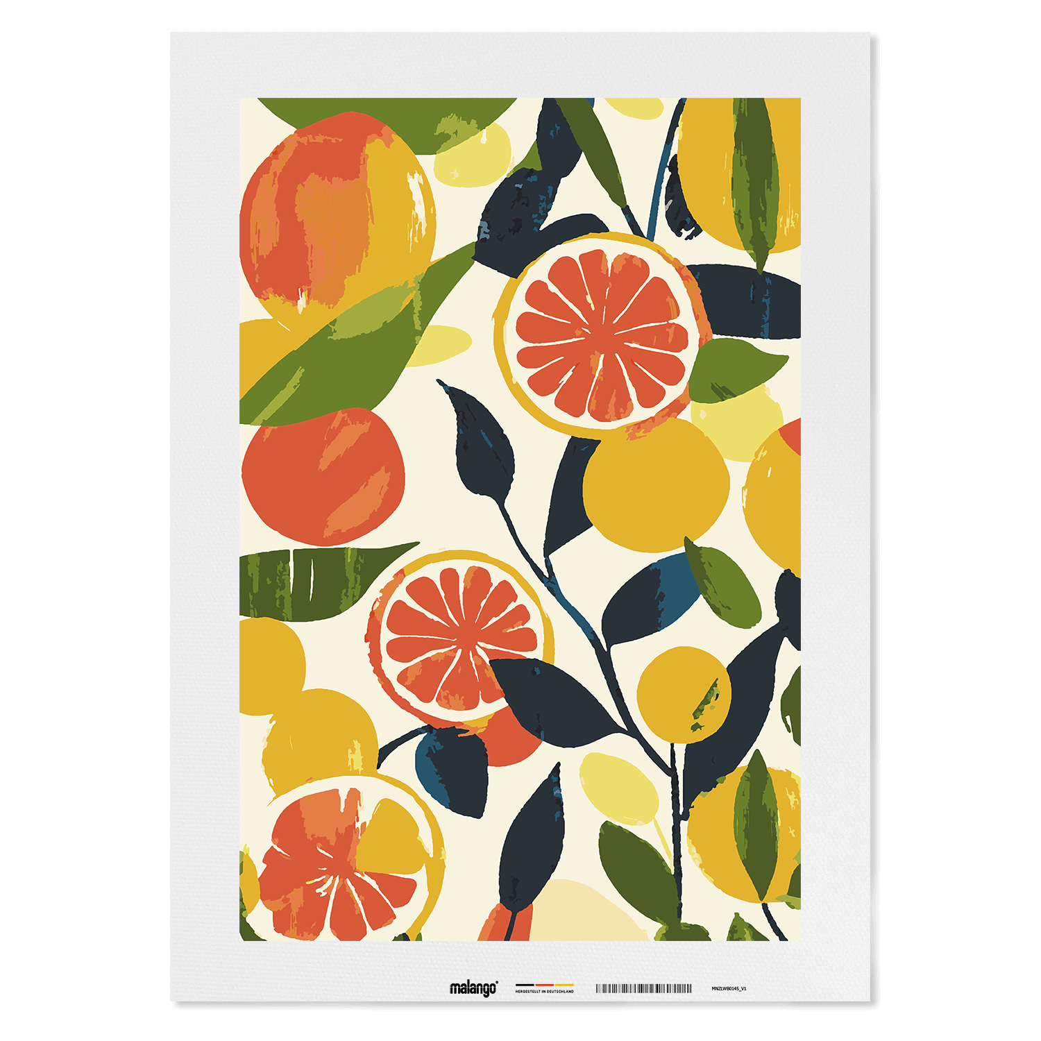 Malen nach Zahlen - Citrus Vibes