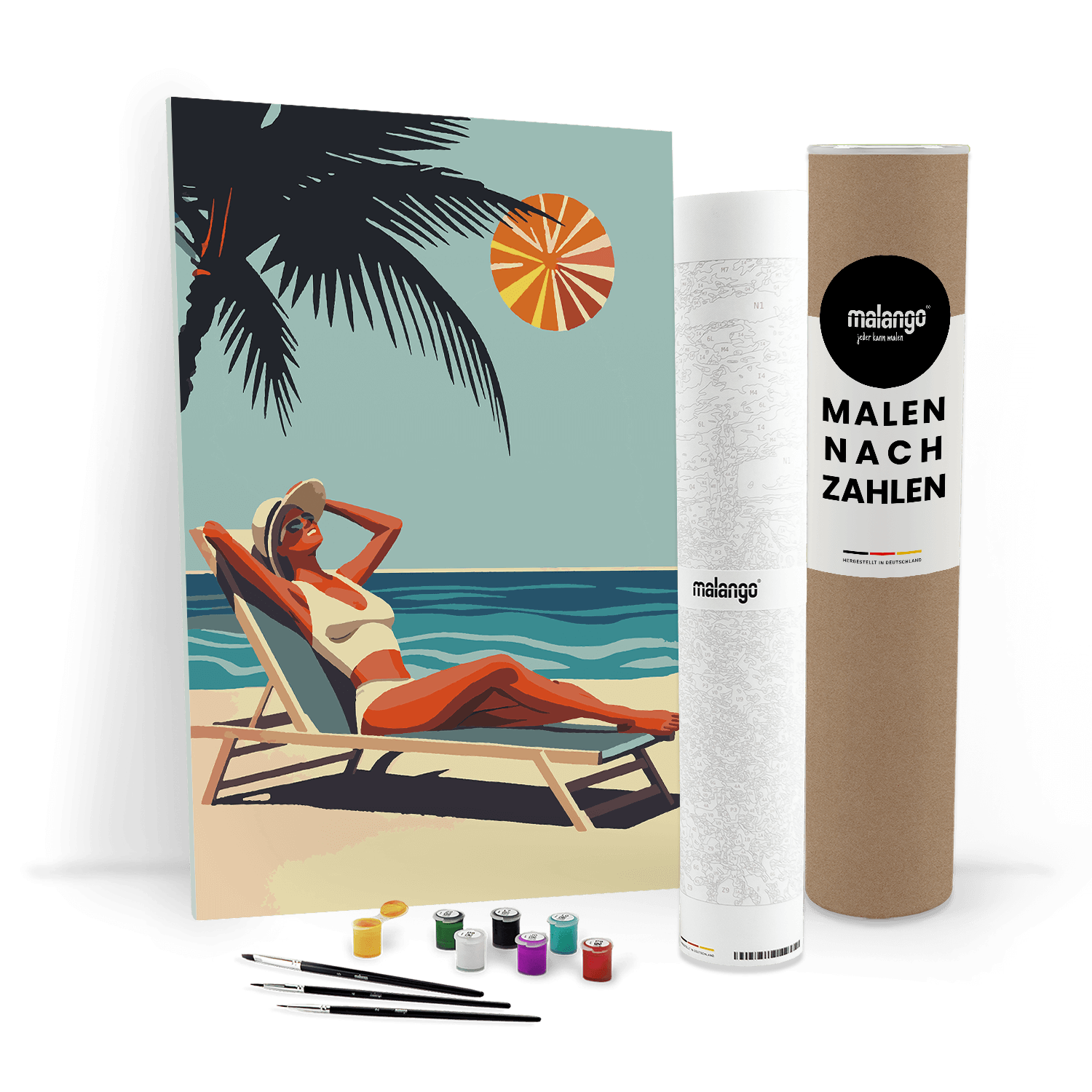 Malen nach Zahlen - Retro Beach Vibes