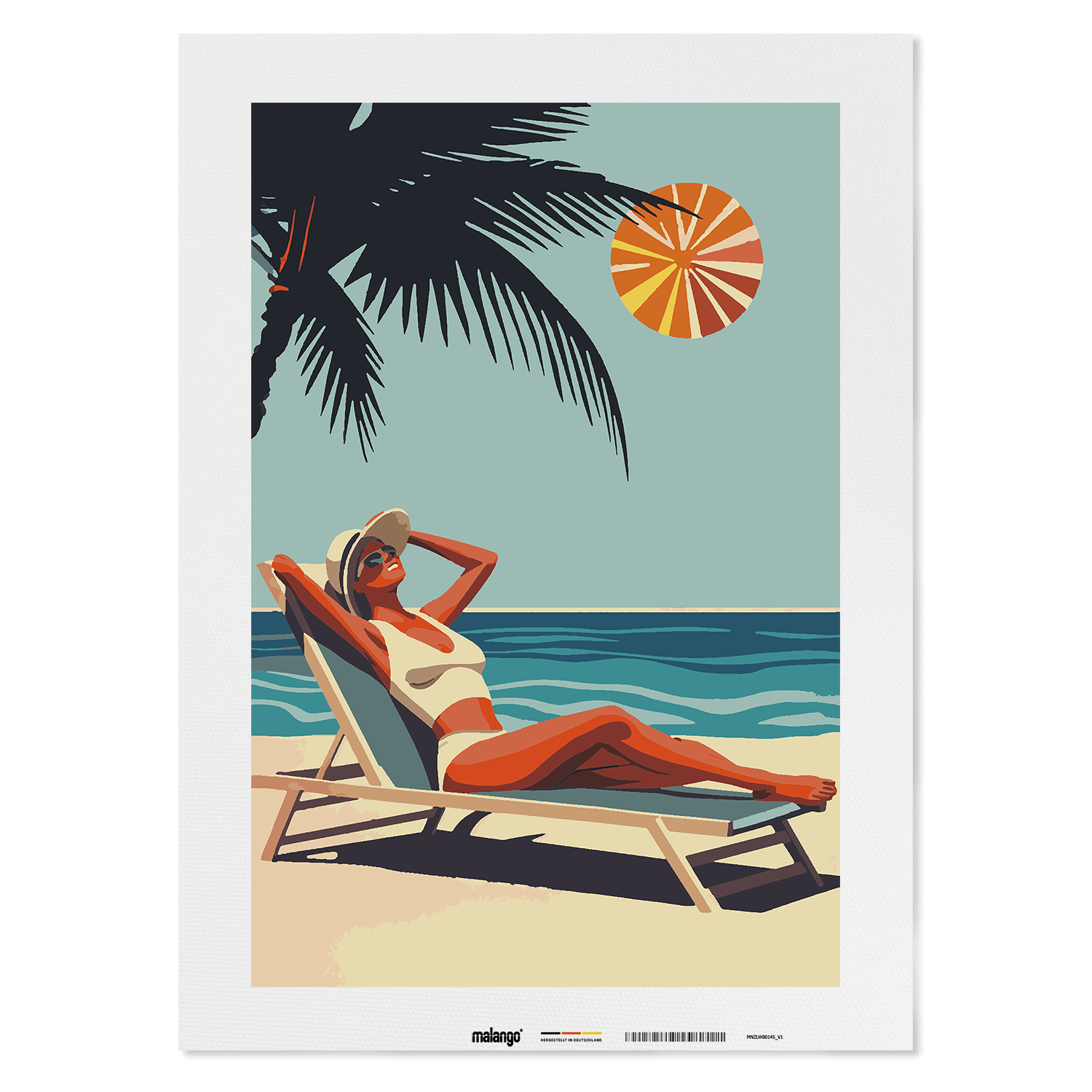 Malen nach Zahlen - Retro Beach Vibes