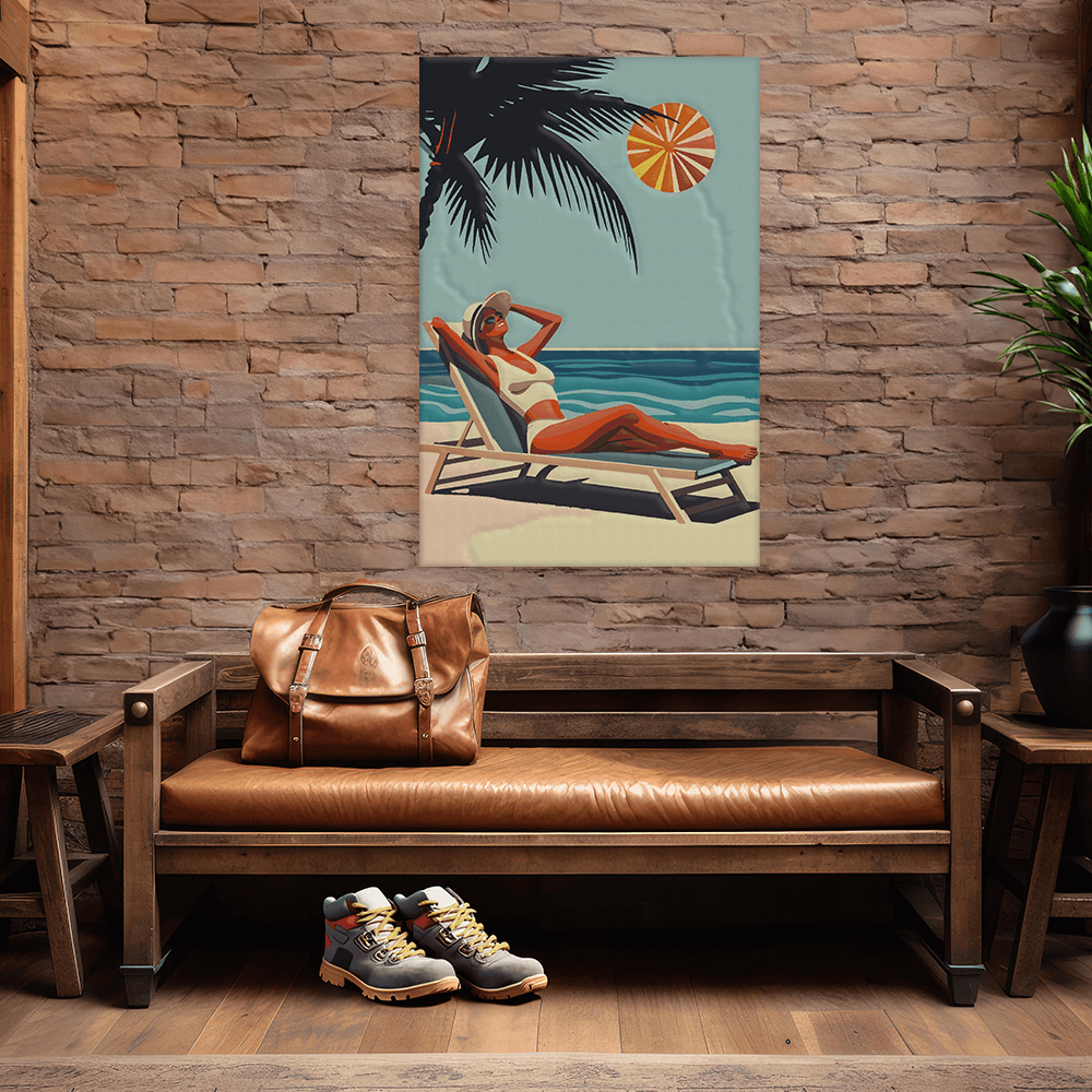 Malen nach Zahlen - Retro Beach Vibes