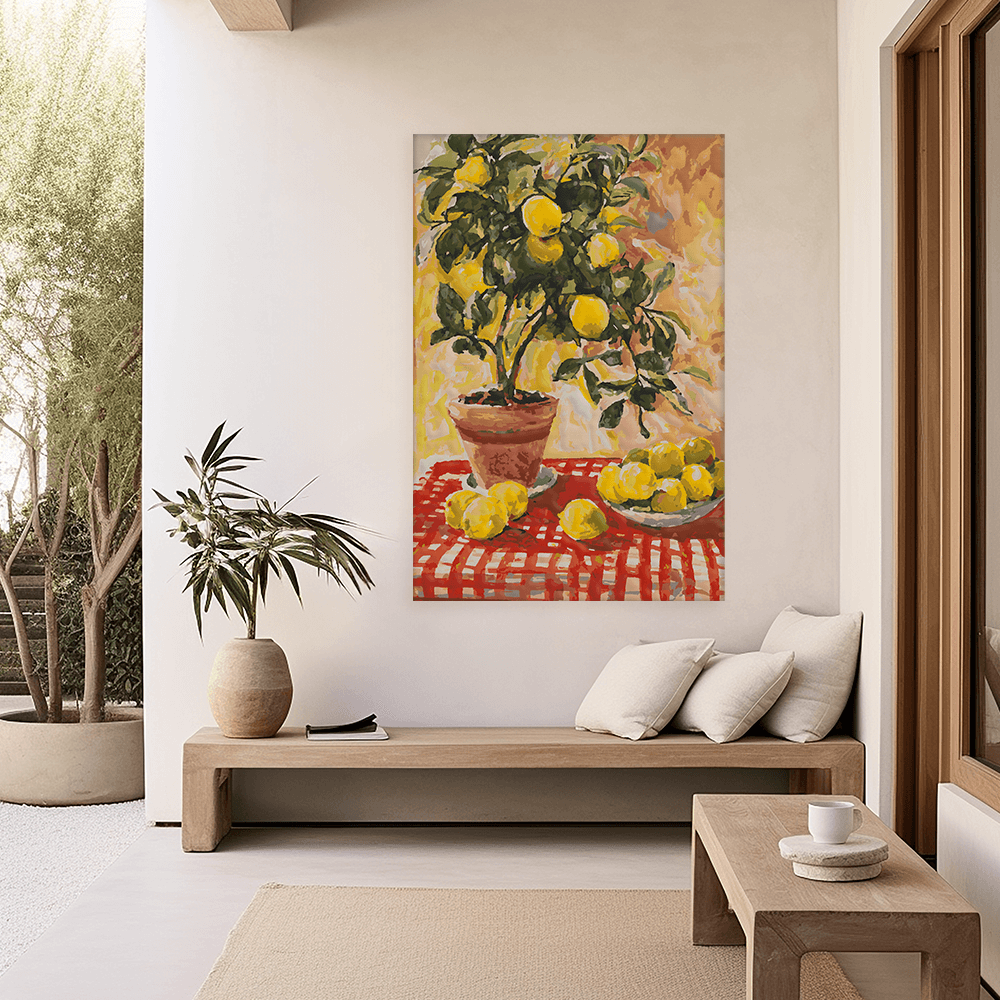 Malen nach Zahlen - Sunny Citrus Vibes