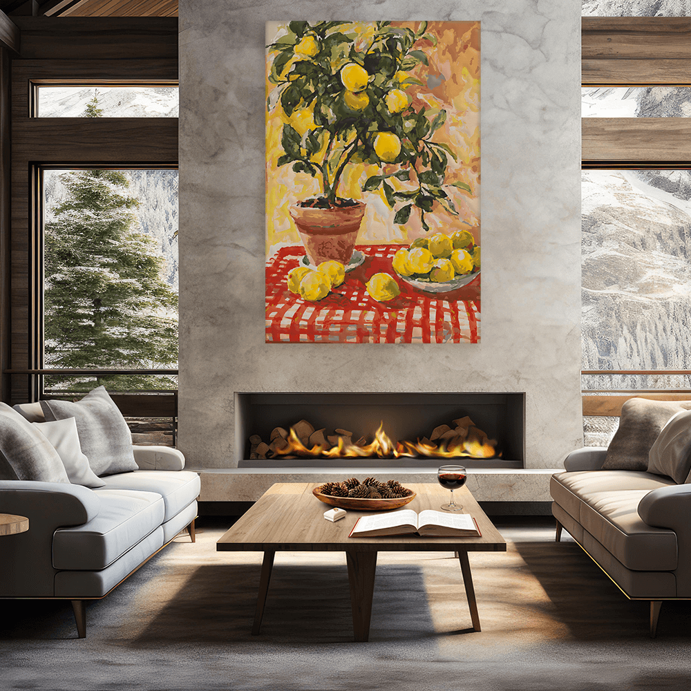 Malen nach Zahlen - Sunny Citrus Vibes