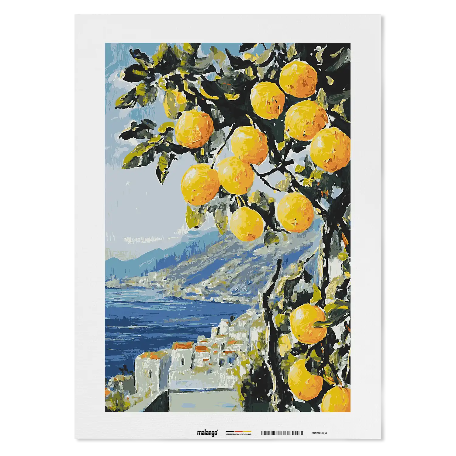 Malen nach Zahlen - Lemons of Amalfi
