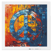 Malen nach Zahlen - Peace Revolution a Colorful Statement