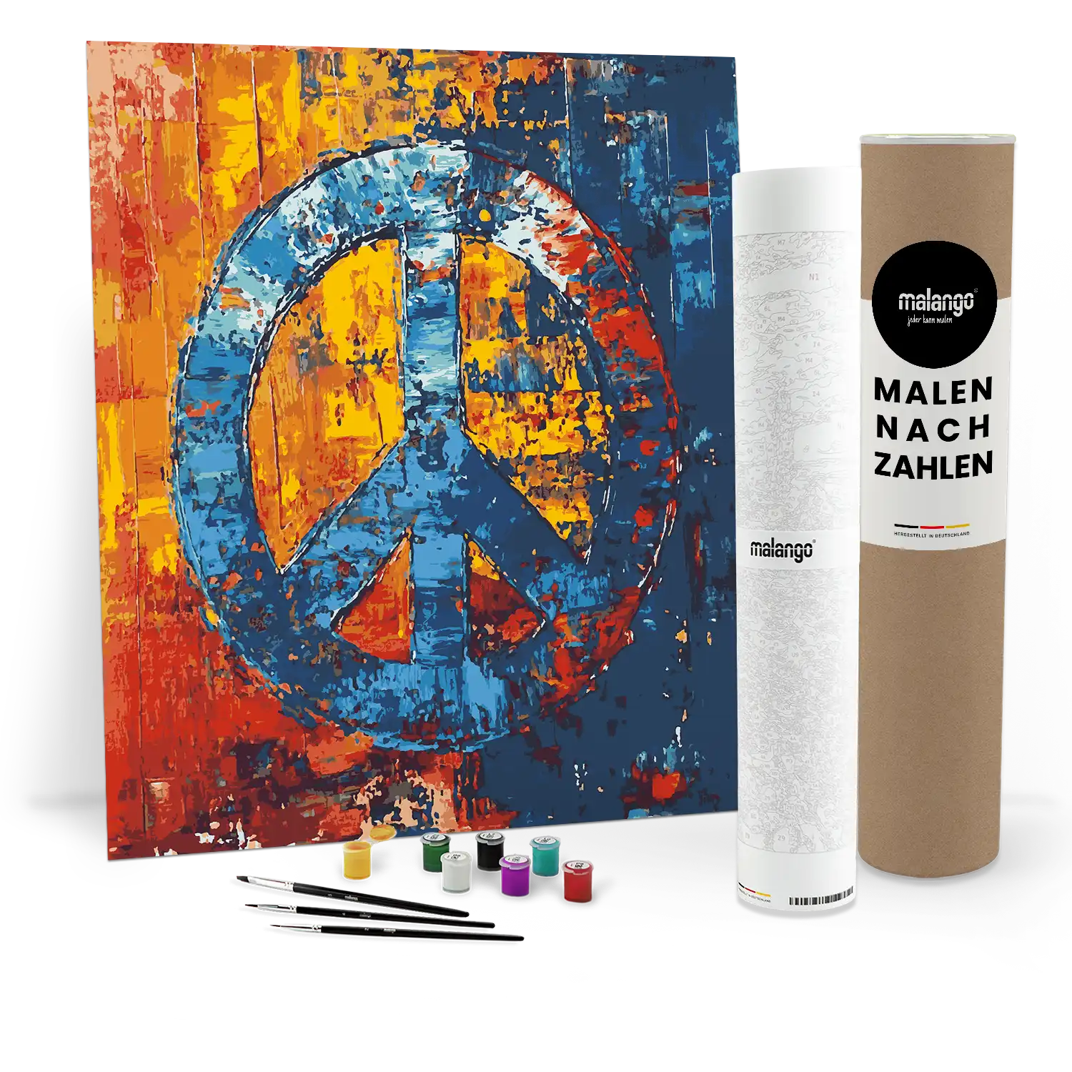 Malen nach Zahlen - Peace Revolution a Colorful Statement