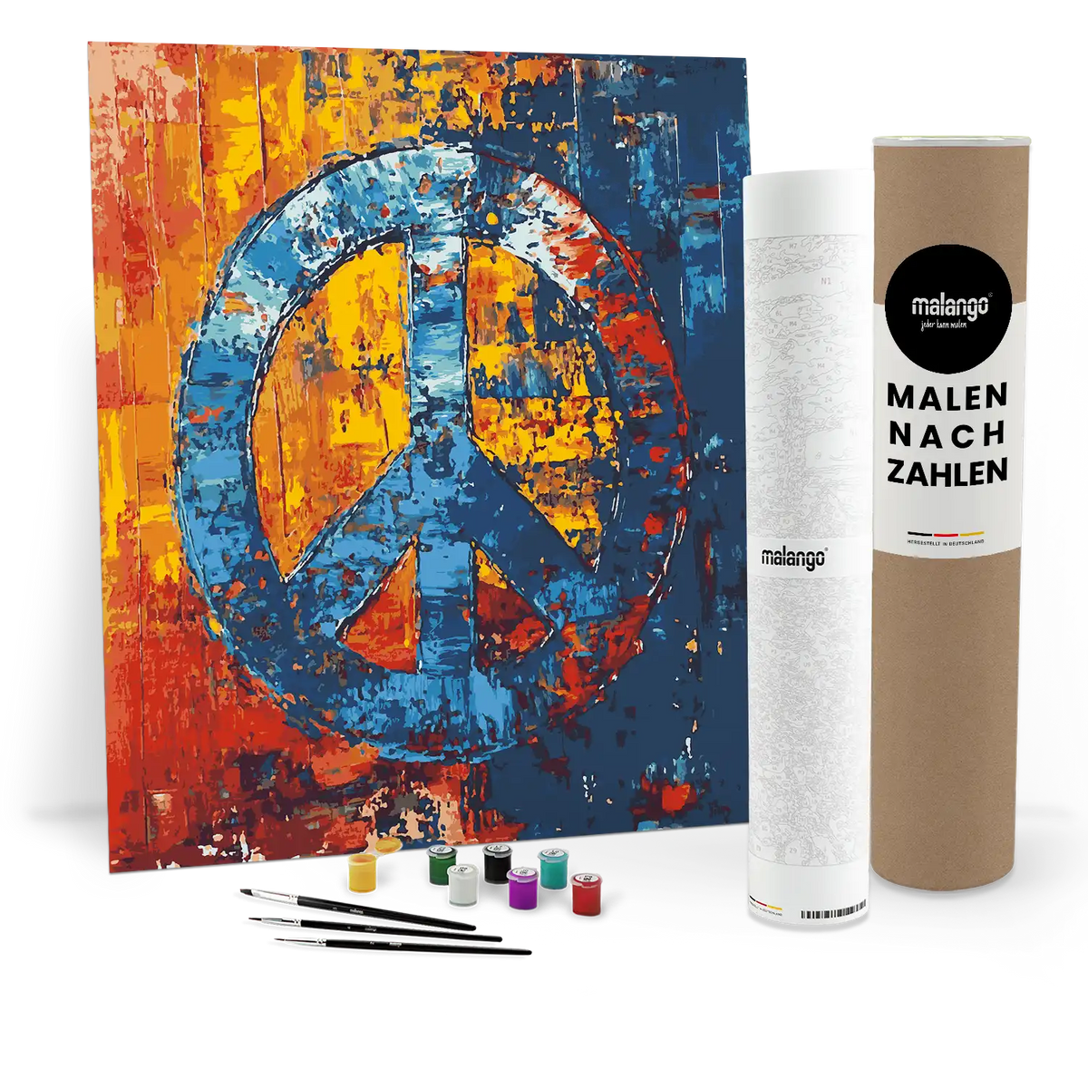 Malen nach Zahlen - Peace Revolution a Colorful Statement